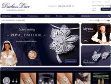 Tablet Screenshot of duchesslace-jewellery.com